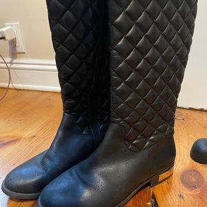 Vince Camuto quilted boots
